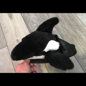 Vtg. 1990’s Halloween Shamu Hat Sea World Snapback